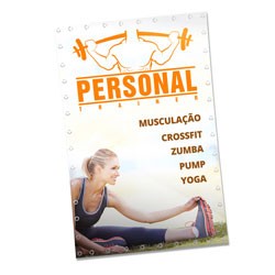 Lona Dupla Face | 440g Brilho Com Ilhós