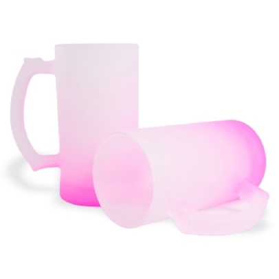 Caneca de Chopp Jateada | 500ml Rosa