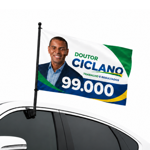 Bandeira de Carro 30x42