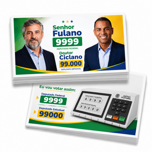 Cartão de Visita | 250g | Sem Verniz | 2mm Borda Branca