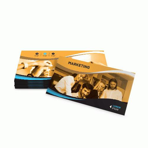 Folheto 80g | 14x60cm | 4/4