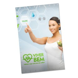 Lona 440g Fosca Com Ilhós 