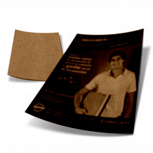 Folheto Kraft 90g | 28x40cm | 1/0