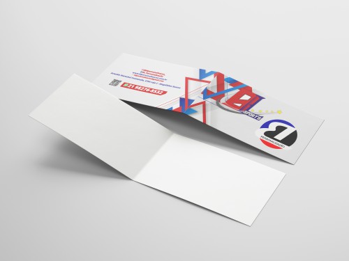 Cartão Duplo 250g | 4/0 | UV 1/0