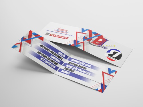 Cartão Duplo 250g | 4/4 | UV 1/0
