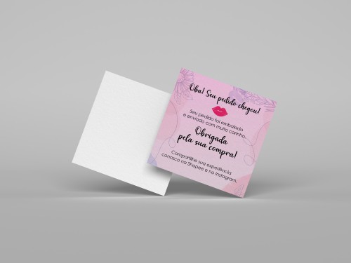 Cartão Duplo 300g | 4/0 | UV 1/0