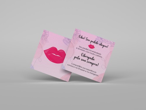 Cartão Duplo 300g | 4/4 | UV 1/0